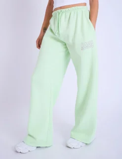 Shop Kaiia Studio Bubble Logo Wide Leg Joggers & Lilac Tracksuits | Tracksuits