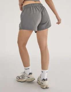 Flash Sale Kaiia Studio Bubble Logo Sweat Shorts Dark Grey & Lilac Sculpt & Leisure | Kaiia The Label