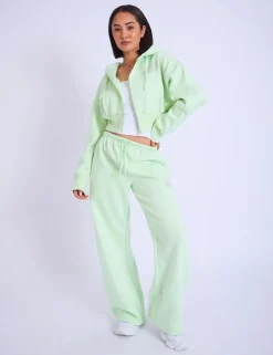 Shop Kaiia Studio Bubble Logo Wide Leg Joggers & Lilac Tracksuits | Tracksuits