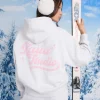 Hot Kaiia Studio Bubble Script Oversized Hoodie Grey Marl & Pink Sculpt & Leisure | Kaiia The Label
