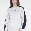 Outlet Kaiia Studio Contrast Panel Oversized Sweatshirt & Black Sculpt & Leisure | Kaiia The Label