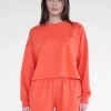 Sale Kaiia Studio Cropped Oversized Sweatshirt Sculpt & Leisure | Kaiia The Label