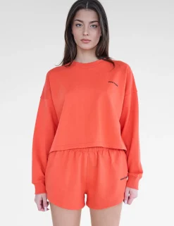 Sale Kaiia Studio Cropped Oversized Sweatshirt Sculpt & Leisure | Kaiia The Label