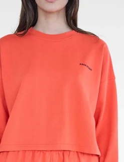 Sale Kaiia Studio Cropped Oversized Sweatshirt Sculpt & Leisure | Kaiia The Label