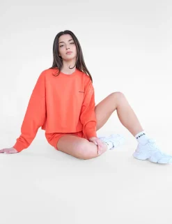 Sale Kaiia Studio Cropped Oversized Sweatshirt Sculpt & Leisure | Kaiia The Label