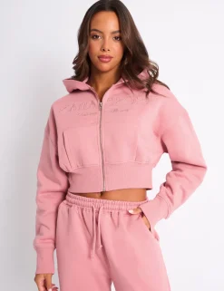 Cheap Kaiia Studio Cropped Zip Up Hoodie Sculpt & Leisure | Kaiia The Label
