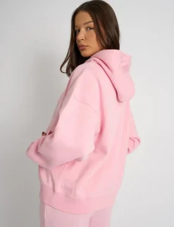 Sale Kaiia Studio Diamante Embellished Oversized Hoodie Baby Pink Sculpt & Leisure | Kaiia The Label