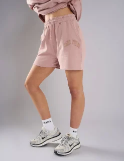 Outlet Kaiia Studio Distressed Applique Sweat Short Sculpt & Leisure | Kaiia The Label