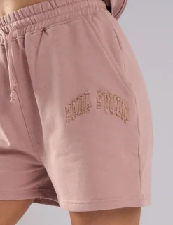 Outlet Kaiia Studio Distressed Applique Sweat Short Sculpt & Leisure | Kaiia The Label