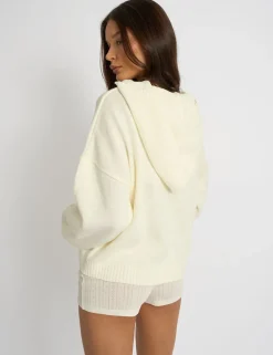 Outlet Kaiia Studio Knitted Hoodie Sculpt & Leisure | Kaiia The Label
