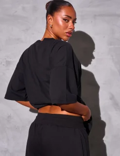 Fashion Kaiia Studio Logo Oversized Tee Sculpt & Reset | Sculpt & Leisure