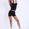 Sale Kaiia Studio Longline Baby Tee Sculpt & Leisure | Kaiia The Label