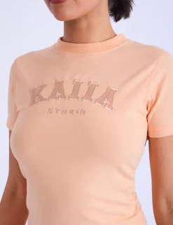 Sale Kaiia Studio Longline Baby Tee Sculpt & Leisure | Kaiia The Label