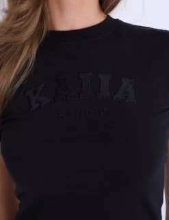 Sale Kaiia Studio Longline Baby Tee Sculpt & Leisure | Kaiia The Label