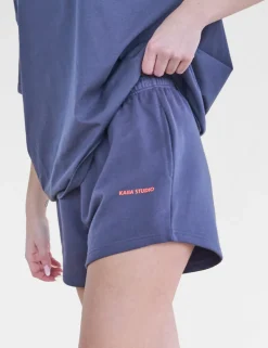 Best Kaiia Studio Mini Sweat Shorts Charcoal Sculpt & Leisure | Kaiia The Label