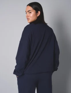 Sale Kaiia Studio Oversized Sweatshirt With Red Sculpt & Leisure | Kaiia The Label