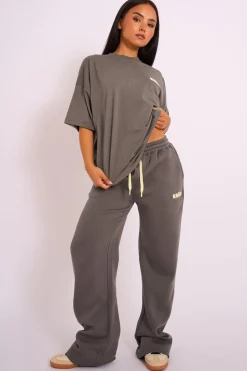 Best Kaiia Studio Oversized Tee Dark Grey Sculpt & Leisure | Kaiia The Label