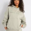 Best Kaiia Studio Script Logo Oversized Hoodie Matcha Sculpt & Leisure | Kaiia The Label