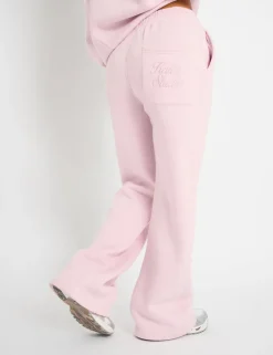 Best Kaiia Studio Script Logo Wide Leg Joggers Chai Sculpt & Leisure | Kaiia The Label