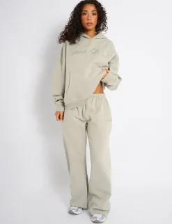 Best Kaiia Studio Script Logo Oversized Hoodie Matcha Sculpt & Leisure | Kaiia The Label