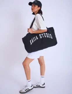 Discount Kaiia Studio Tote Bag Black & White Tote Bags