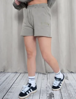 Fashion Kaiia Sweat Logo Shorts in Sculpt & Leisure | Kaiia The Label