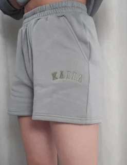 Fashion Kaiia Sweat Logo Shorts in Sculpt & Leisure | Kaiia The Label
