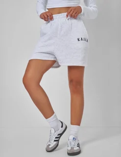 Sale Kaiia Sweat Logo Shorts In Marl Sculpt & Leisure | Kaiia The Label