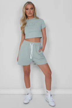 Clearance Kaiia Sweat Shorts Light Sculpt & Leisure | Kaiia The Label