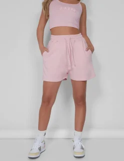 Discount Kaiia Sweat Shorts Soft Pink Curve | Sculpt & Leisure