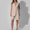 Clearance Kaiia Tailored High waisted Shorts Co-ord Sculpt & Leisure | Kaiia The Label