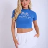 Sale Kaiia Tennis Club Baby Tee Sculpt & Leisure | Kaiia The Label