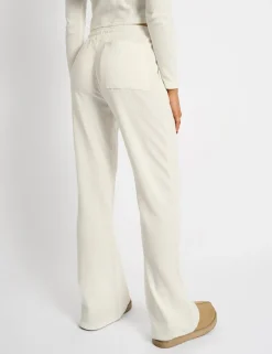 Best Kaiia Waffle Wide Leg Joggers Sculpt & Leisure | Kaiia The Label
