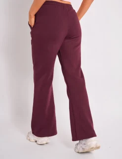 Cheap Kaiia Wide Leg Joggers Plum & Pink Sculpt & Leisure | Kaiia The Label
