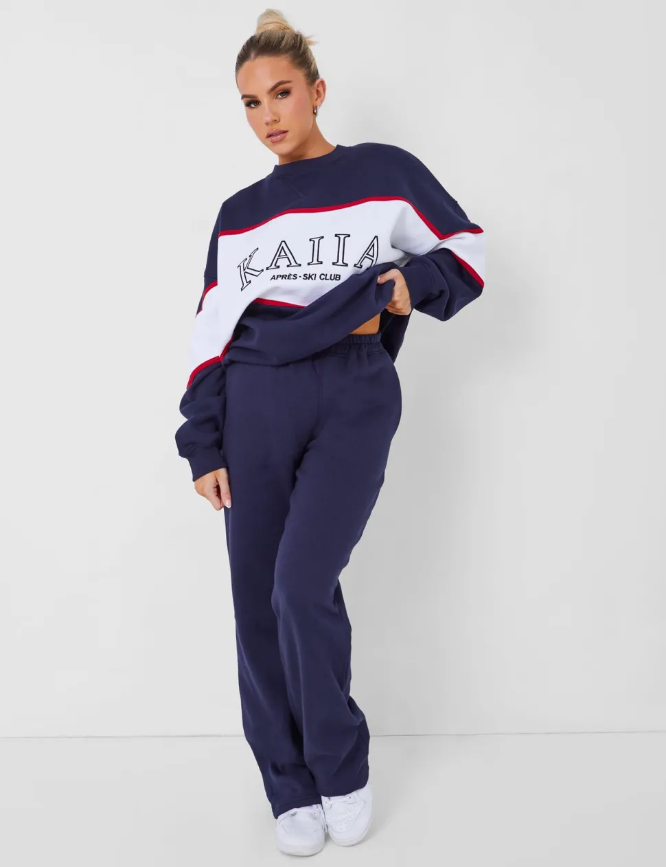 Cheap Kaiia Wide Leg Sweat Pants in Sculpt & Leisure | Kaiia The Label