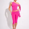 Store Knot Detail Tie Capri Pant Hot Joggers & Leggings | Joggers & Leggings