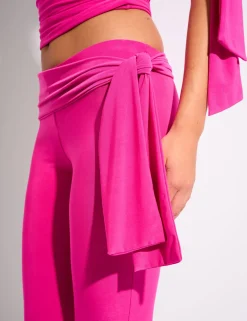 Store Knot Detail Tie Capri Pant Hot Joggers & Leggings | Joggers & Leggings