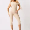 Sale Knot Detail Tie Side Luxe Slinky Capri Pants Joggers & Leggings | Joggers & Leggings