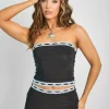 Clearance Lace Trim Bandeau Top Co-ord Co-ords | Tops