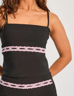 Sale Lace Trim Cami Top Co Ord Co-ords | Tops