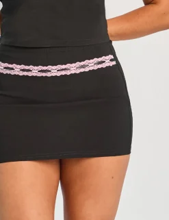 Best Lace Trim Mini Skirt Co-ord Co-ords | Skirts