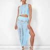 Discount Ladder Detail Maxi Skirt Co-ords