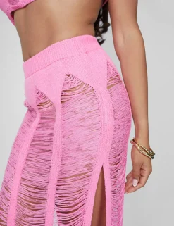 Store Ladder Detail Maxi Skirt Co-ords