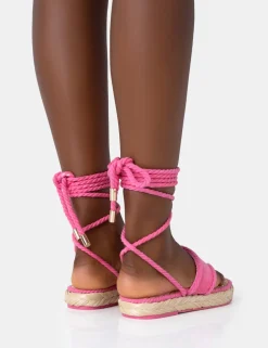 Best Sale Laguna Beach Towelling Flip Flop Raffia Sandals Flats