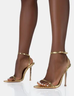 Best Legacy Croc Barely There Pointed Toe Stiletto Heels Back In Stock | Barely There Heels
