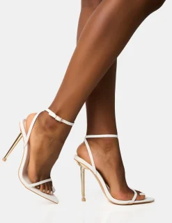 Cheap Legacy Barely There Pointed Toe Gold Stiletto Heels Back In Stock | Barely There Heels