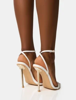 Cheap Legacy Barely There Pointed Toe Gold Stiletto Heels Back In Stock | Barely There Heels