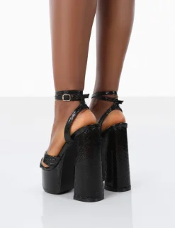 Shop Leo Edition Metallic Platform High Heels Back In Stock | 6" Heels