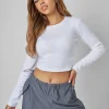 Store Long Sleeve Ribbed Top Sculpt & Leisure | Kaiia The Label