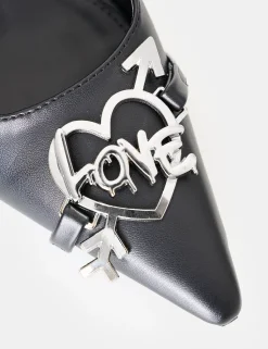 Best Luxe Love Hardware Lace Up Silver Stiletto Court Heel Court Heels | Lace Up Heels